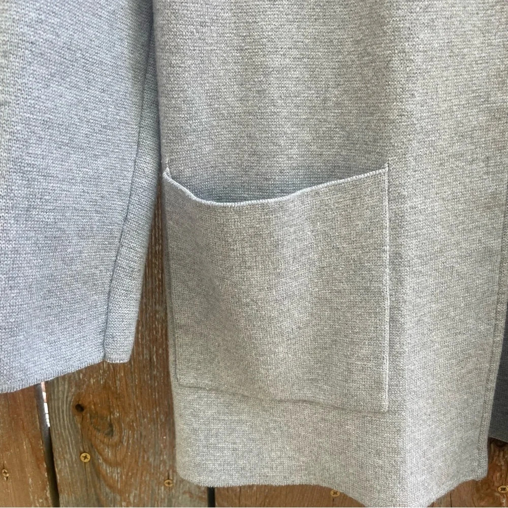 MAGASCHONI Women’s Gray Open Front Cardigan Sweater Wool Blend Size Small - Picture 4 of 10